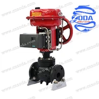 Regulacijski ventil tipa ročnega kolesa s pnevmatsko membrano